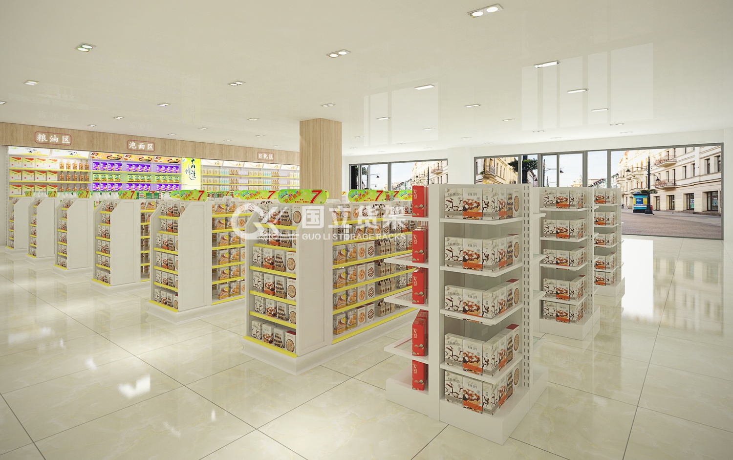 开一家超市都需要哪些货架？超市货架种类介绍