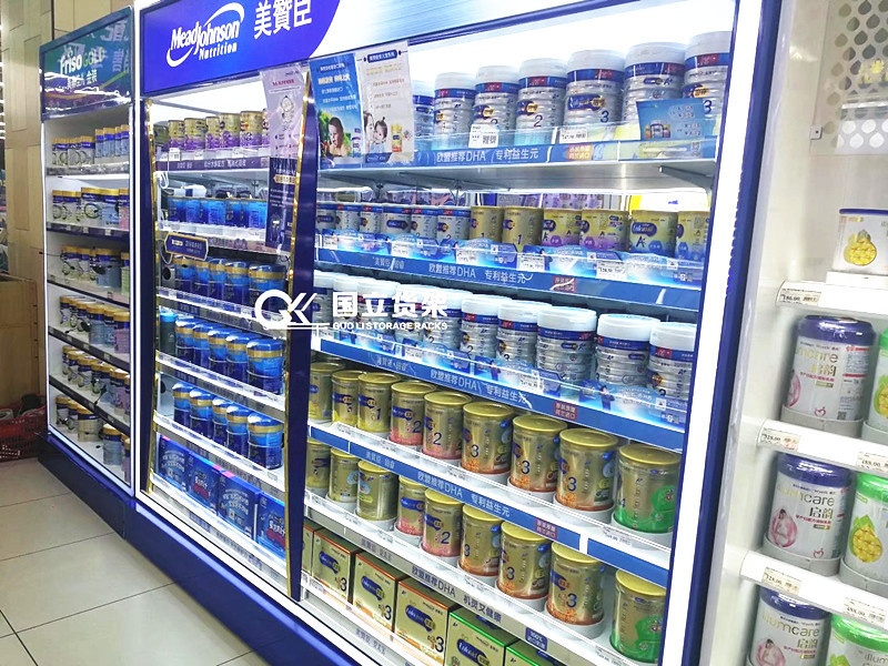 新款母婴店超市奶粉货架展示架