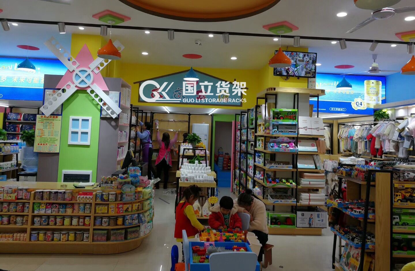 国立货架母婴店客户案例展示